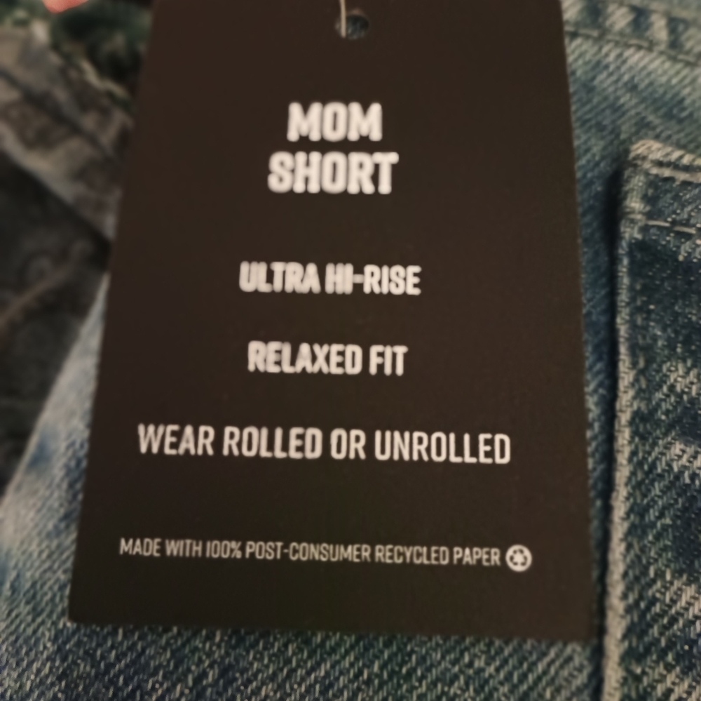 Women's Blue Star-Studded Shorts 9 - Picture 4 of 5